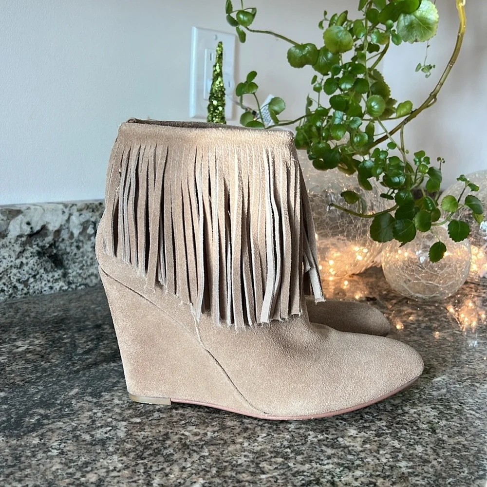 Chinese Laundry Fringe Booties